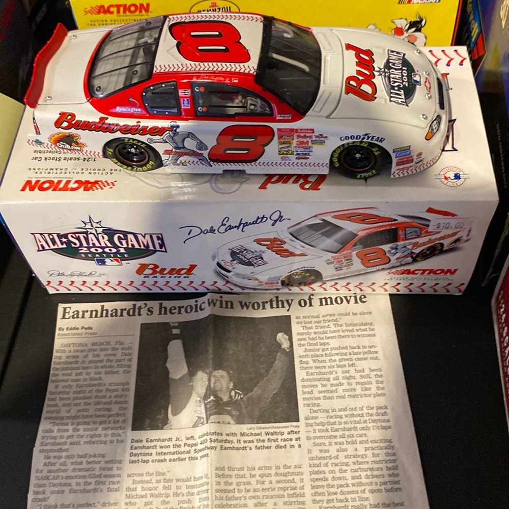 #8 2001 Monte Carlo Del Jr All-Star Game Seattle Diecast 1:24 Car